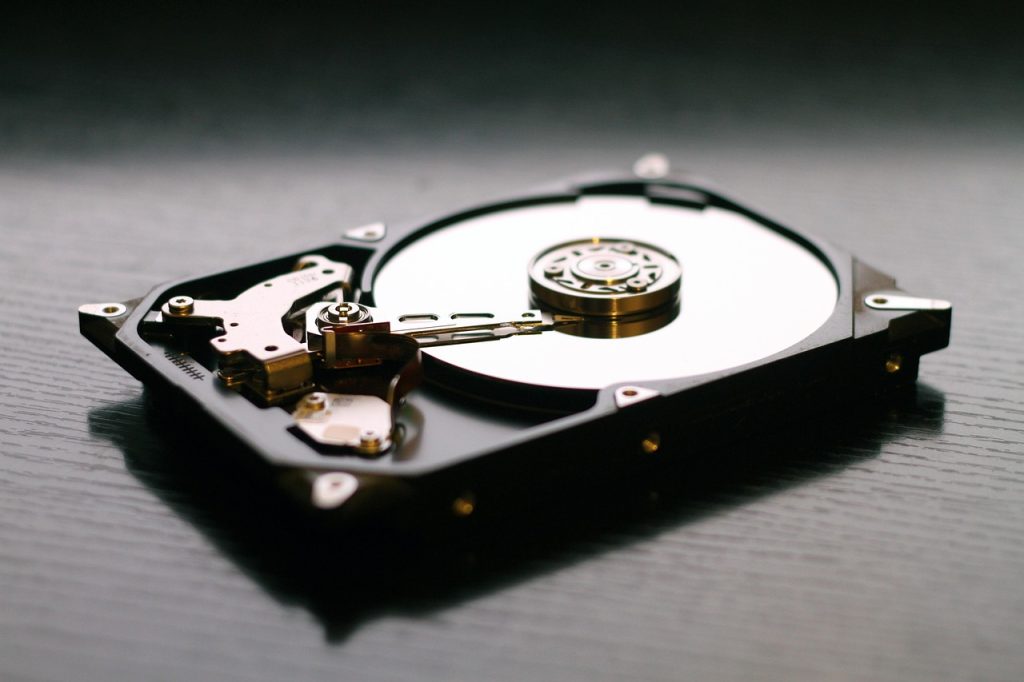 修理が必要なHDD