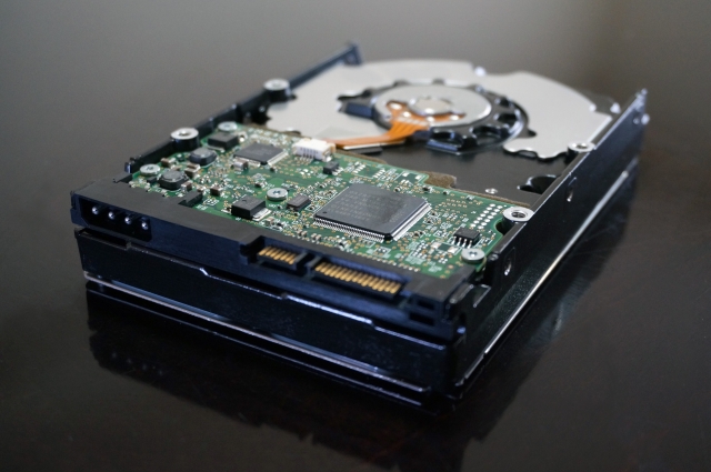 認識されない内蔵HDD