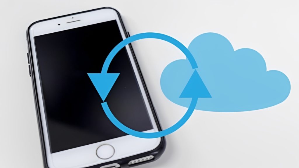 スマートフォンのクラウドストレージのイメージ