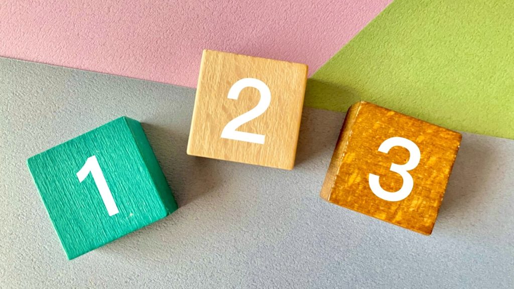 HDD復旧後に実践すべきことをステップ形式で分かりやすく「1、2、3」の順で示すブロック。