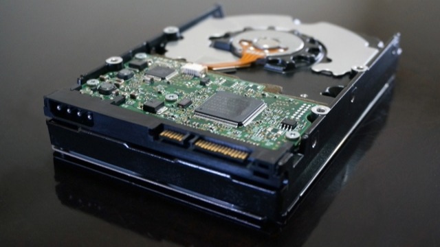 認識されない内蔵HDD